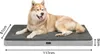 lionto Hundebett, orthopädisches Bett mit Plüschoberfläche Produktbild-Vorschau 5