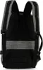 The back view of a gray backpack. Produktbild-Vorschau