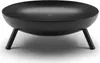A black steel fire pit on a white background. Produktbild-Vorschau