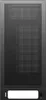 A front view of a black computer tower with a perforated front panel and a white rectangular cutout at the bottom. Anteprima dell’immagine prodotto