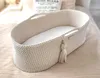 Lit pour bébé fait main BOHO crème avec matelas Voir les images du produit 9