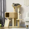 PawHut Kraboom, 98 cm, kattenkraboom met 2 ligvlakken, Productafbeelding-voorbeeld 2