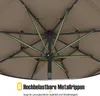 Parasol COSTWAY 300 cm z oświetleniem słonecznym LED i Podgląd zdjęcia produktu 8