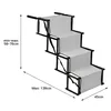 Hundetreppe klappbar Auto Hunde Treppen Haustiertreppe Produktbild-Vorschau 5