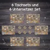 Tischset 6x45x30 cm + 6x10fi cm Platzset Tischmatte Produktbild-Vorschau 4