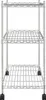 vidaXL Portaoggetti a 3 ripiani con rotelle 60x35x81 cm Anteprima dell’immagine prodotto 11