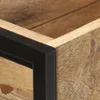 vidaXL Pflanzkübel 90x20x68 cm Raues Mangoholz Produktbild-Vorschau 3