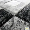 Teppich Modern Heatset, Kariert und Meliert in Grau, sehr Produktbild-Vorschau 4