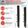 HEAD Skisack "Simple" voor 1 paar ski's, zwart, zwart Productafbeelding-voorbeeld 6