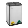 SVITA TC2X20 Mülleimer grau 40 Liter Abfalleimer Produktbild-Vorschau 1