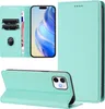 Litchi Leder Handyhülle für iPhone 12 Mini Wallet Produktbild-Vorschau 3