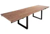 Baumkantentisch stone 220(320)x100 cm mit Ansteckplatten Produktbild-Vorschau 2
