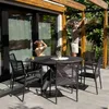 di volio Gartentisch Ravello ø 150 cm, rund - schwarz - Produktbild-Vorschau 9