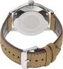 Close-up of the back of a watch with a leather strap. Podgląd zdjęcia produktu