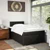 vidaXL Boxspringbett mit Matratze Schwarz 120x190 cm Produktbild-Vorschau 3