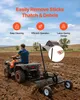 VEVOR Râteau à foin pour tracteur tondeuse 1219 mm, râteau Voir les images du produit 6