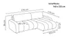 Chilly Luna Schlafsofa Ecksofa L-Form 270x170 cm – moderner Produktbild-Vorschau 6