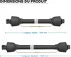 Albero cardanico T1 1200-1320mm 210Nm 540rpm, albero Anteprima dell’immagine prodotto 9