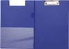 MAUL Schreibmappe A4 Hochformat Karton Folie blau Produktbild-Vorschau 2