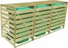 vidaXL Mülltonnenbox für 3 Tonnen 240 L Imprägniertes Holz Produktbild-Vorschau 3