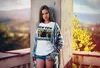 Damen T-Shirt Spruch Pew Pew Madafakas Katze Cat crazy Produktbild-Vorschau 3
