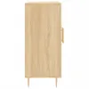 vidaXL Kredens dąb sonoma 90x34x80 cm materiał Podgląd zdjęcia produktu 7