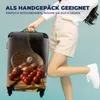 MuchoWow® Koffer Handgepäck Trolley Rollkoffer Kleine Produktbild-Vorschau 4