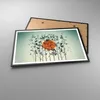 Gerahmtes Poster - Schwarzer Rahmen - Westen Sonne Gras - Produktbild-Vorschau 3
