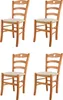 t m c s Tommychairs - 4er Set Stühle CUORE für Küche und Produktbild-Vorschau 1