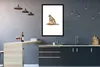 MuchoWow® MuchoWow® Gerahmtes Poster Tiger - Weiß - Gras Produktbild-Vorschau 5