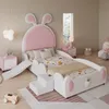 A child's bedroom with a whimsical bunny-themed bed. Anteprima dell’immagine prodotto