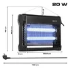 Vayox Lampada insetticida IKL-20W | 4000V | Nero Anteprima dell’immagine prodotto 9
