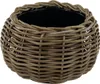 Rotan Drypot Bol - ø 29 x 19 cm - Runder Pflanzkasten - Produktbild-Vorschau 1