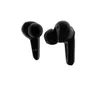 A pair of black wireless earbuds on a white background. Produktbild-Vorschau