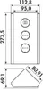 MIRA Eck Glas USB A Eck-Steckdose WEISS - 2-fach Schuko und Produktbild-Vorschau 2