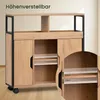 EUGAD Badezimmerschrank, Badschrank mit 2 offenen Fächern, Produktbild-Vorschau 5
