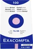 EXACOMPTA fiches DIN A7 vierges rose 100 fiches Voir les images du produit 1