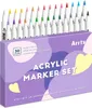 Akrylowe markery pędzelkowe ARRTX, 30 sztuk wtórnych Podgląd zdjęcia produktu 1
