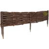 Weide Garten Palisade 100x20cm Satz von 5 Stück. Weidenzaun Produktbild-Vorschau 4