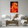Bild auf Leinwand - Leinwandbild - Einteilig - Frau Flammen Produktbild-Vorschau 6