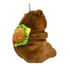 Kuscheltier Capybara 20 cm mit Rucksack Burger – Weiches Produktbild-Vorschau 3