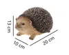Dekoratívny záhradný jež 20x13x10cm Figúrka odolná voči Náhľad obrázku produktu 10