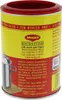 A close-up view of a Maggi seasoning product can, showing the label with ingredients and usage instructions. Produktbild-Vorschau