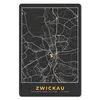 MuchoWow® Mauspad Mousepad Stadtplan - Deutschland - Gold - Produktbild-Vorschau 1