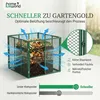HomeLuxWorld Garten Komposter Metall 750L 100x100x75 cm Produktbild-Vorschau 5