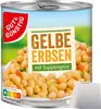 Gut & Günstig Gelbe Erbsen mit Suppengrün (800g Dose) + usy Produktbild-Vorschau 1