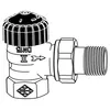 A black and white line drawing of a radiator valve. Náhľad obrázku produktu