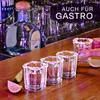 12 bicchieri da shot in vetro quadrato 6cl - Lavabili in Anteprima dell’immagine prodotto 6
