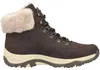 Der braune Stiefel ist von der linken Seite zu sehen und hat eine glatte Oberfläche mit einer Schnürung vorne. Die Sohlen sind dunkel und der Stiefel wirkt robust und modisch zugleich. Produktbild-Vorschau