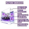 VENOM White Gaming PC, Wasserkühlung, ARGB, WLAN + Produktbild-Vorschau 4